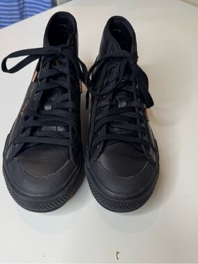Adidas Nizza Trek Originals Platform Shoes Black Leather size 6.5